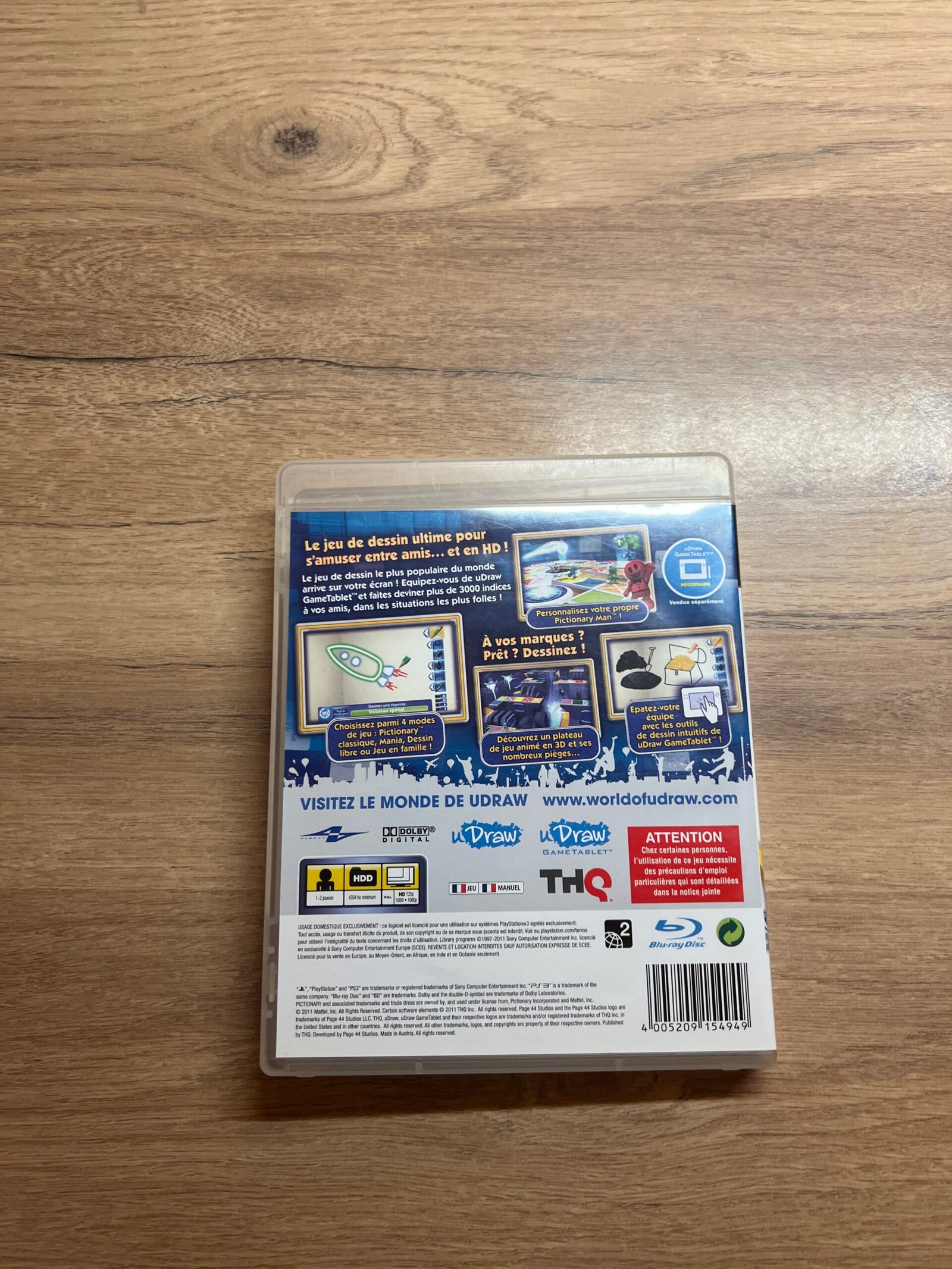 u draw pictionary - PS3 - bon état - complet - pal – Image 8