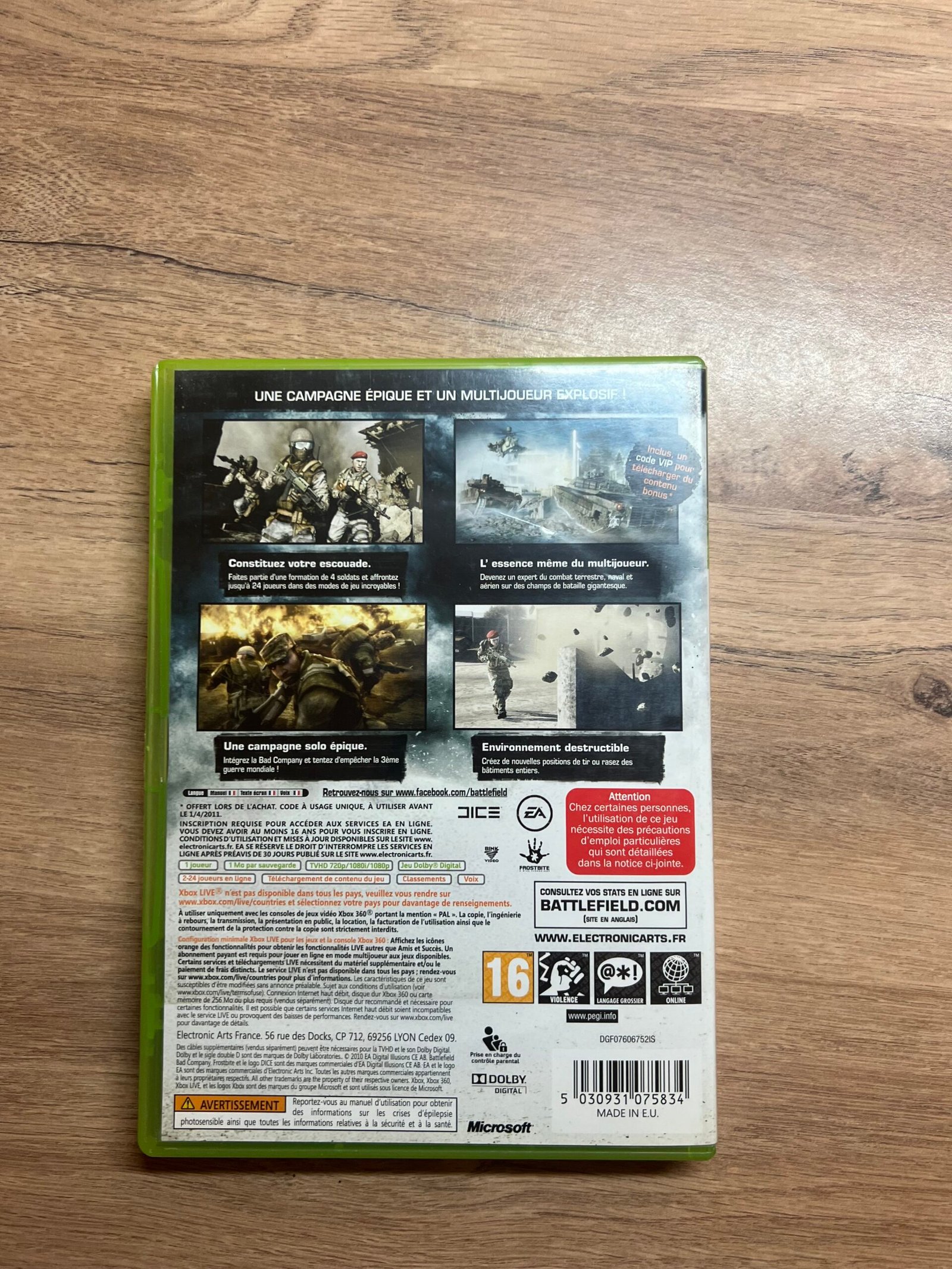 Battlefield Bad Company 2 - Xbox 360 - Bon état - Complet - Pal – Image 8