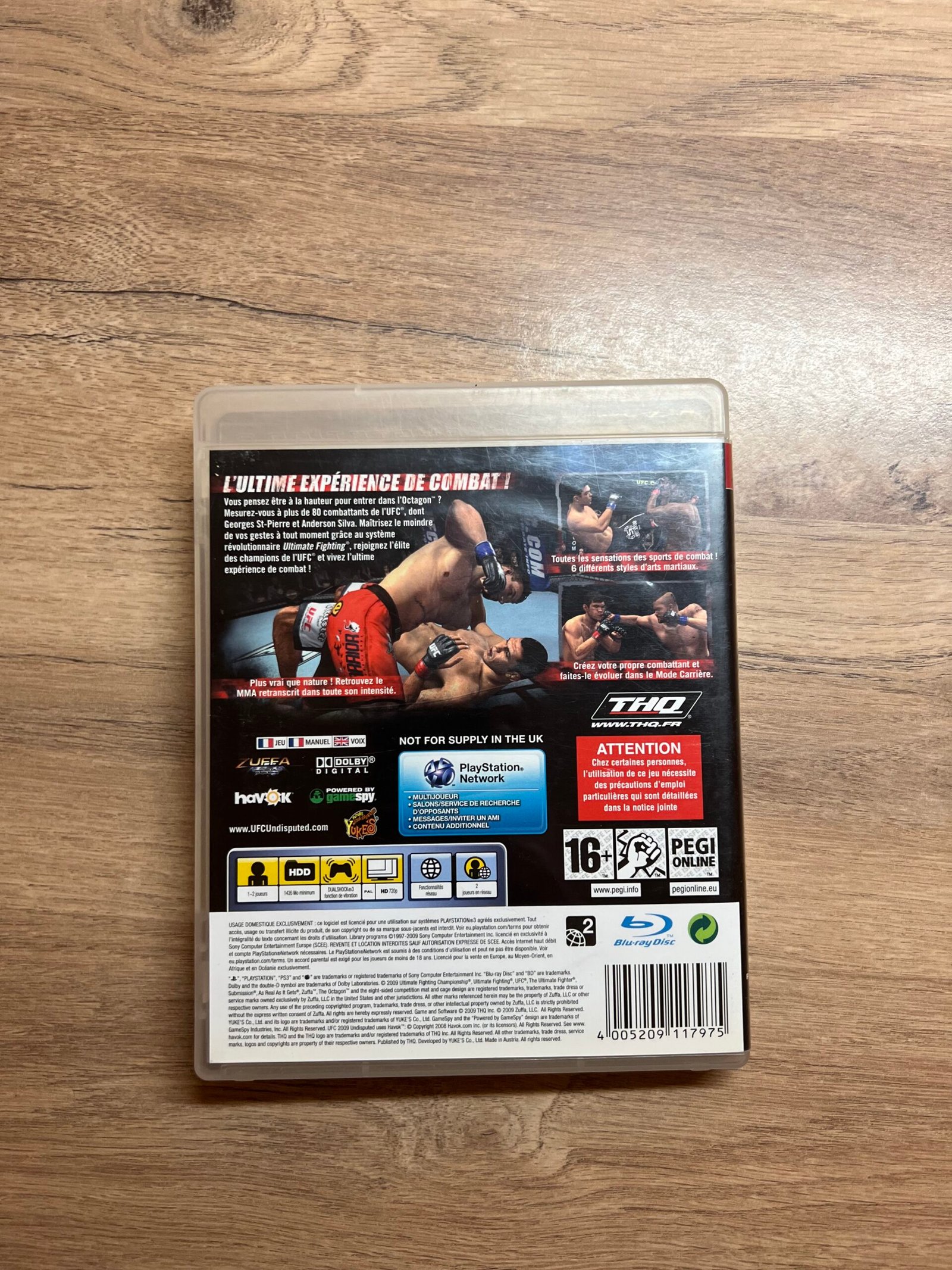 Ufc Undisputed 2009 - PS3 - Bon état - Complet - Pal – Image 8