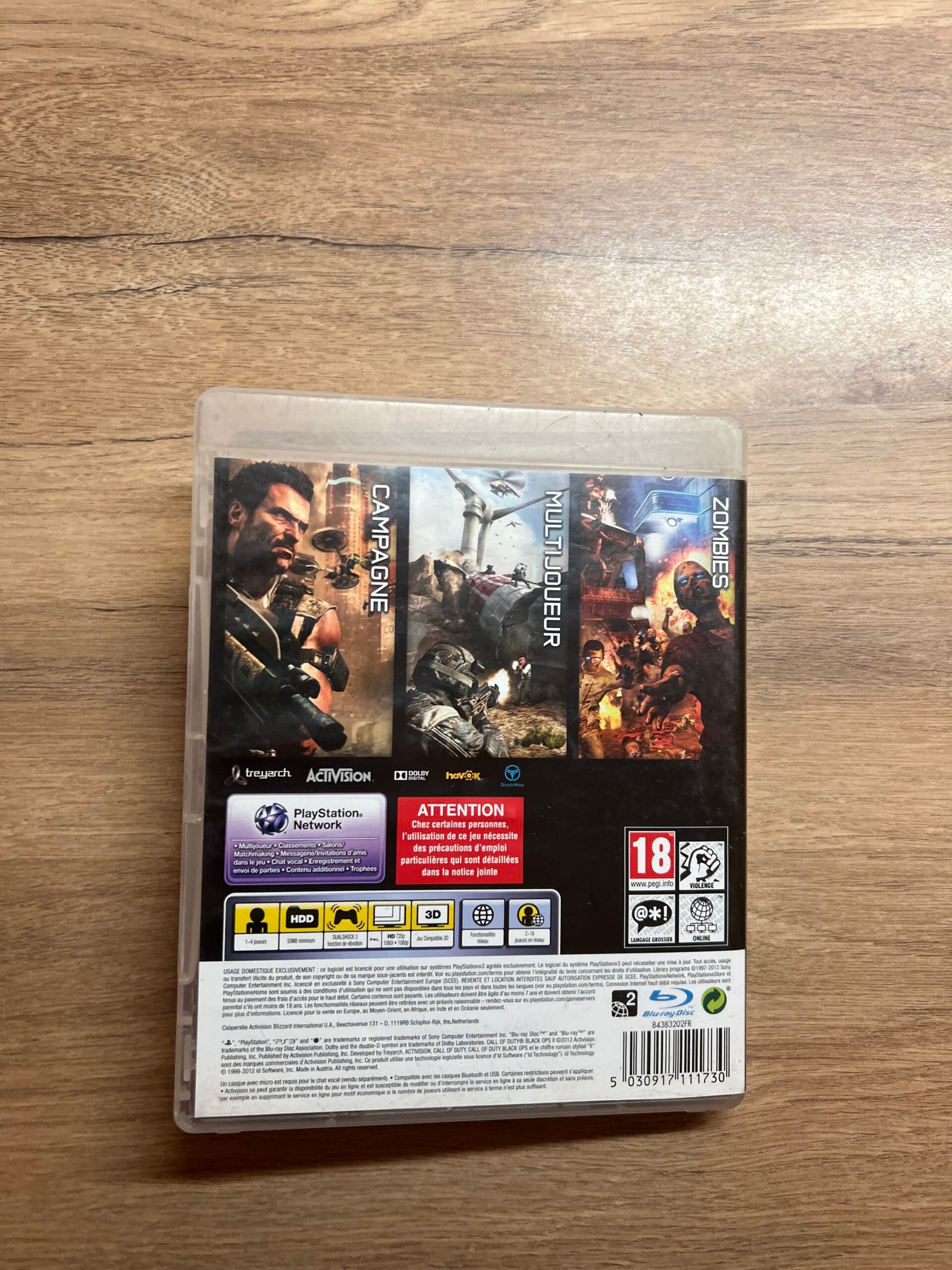 Call Of Duty : Black Ops II - PS3 - Bon état - Complet - PalC – Image 8