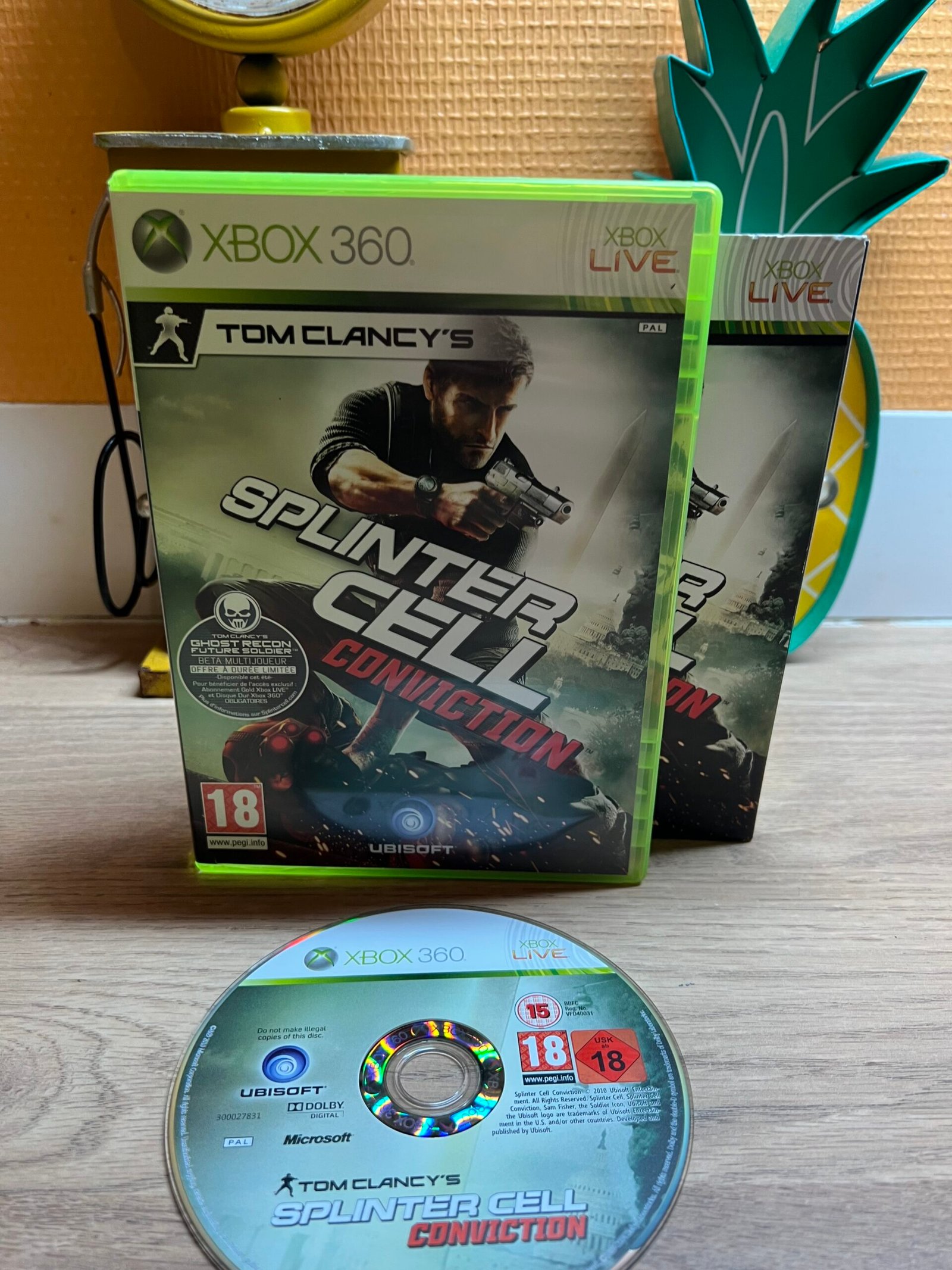 Splinter Cell conviction - Xbox 360 - Bon état - Complet - pal