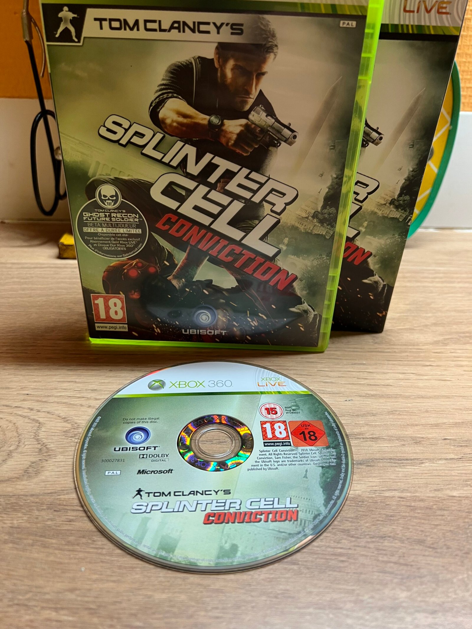Splinter Cell conviction - Xbox 360 - Bon état - Complet - pal – Image 3