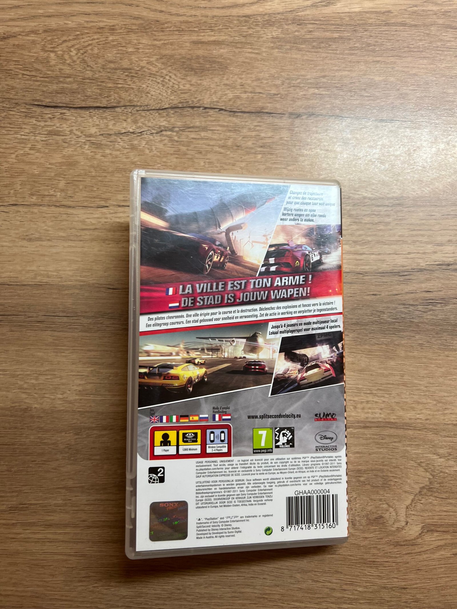 SplitSecond Velocity - PSP - Bon état - Complet - Pal – Image 8