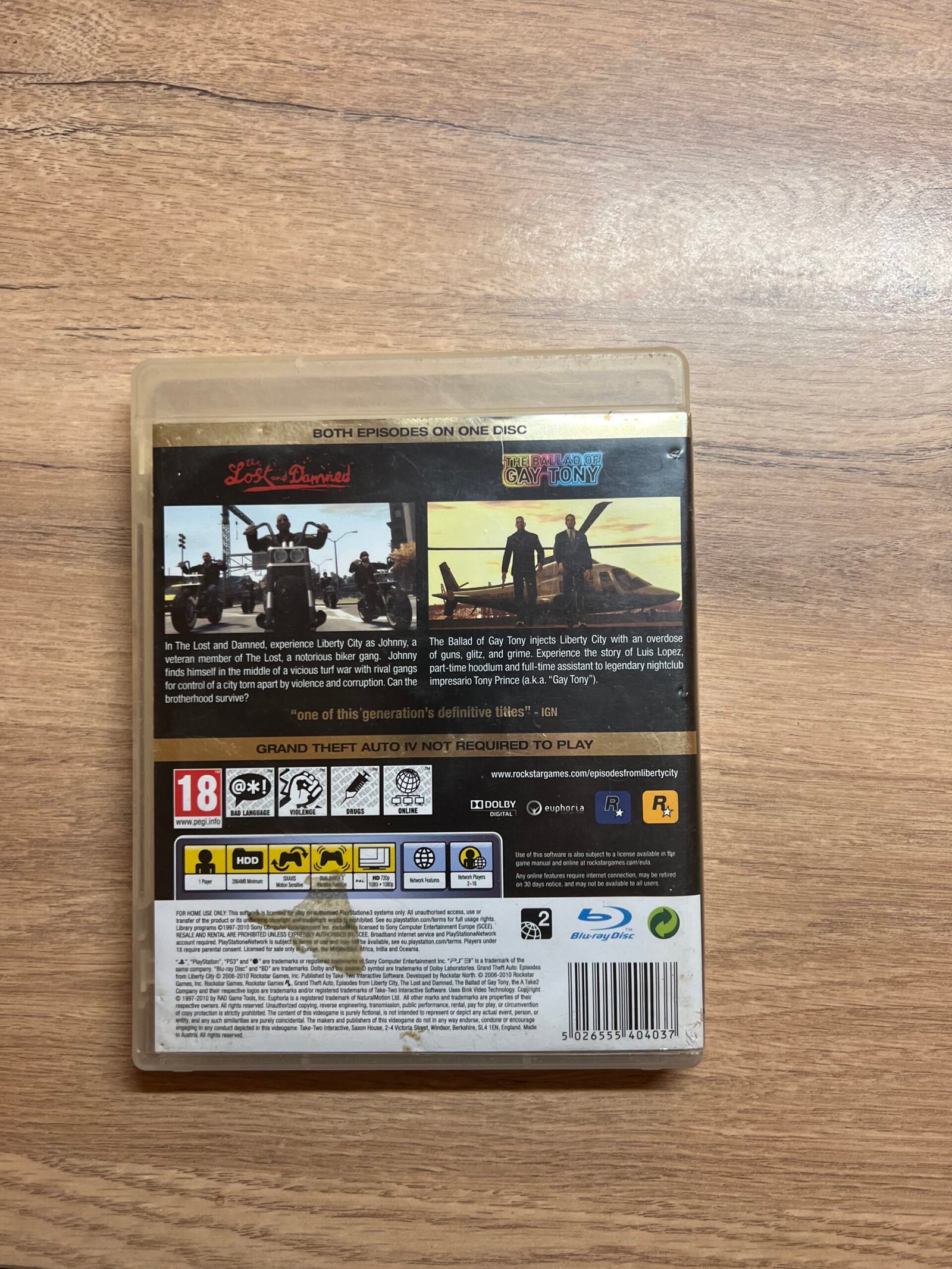 Grand Theft Auto Episodes From Liberty City - PS3 - Bon état - pal – Image 7