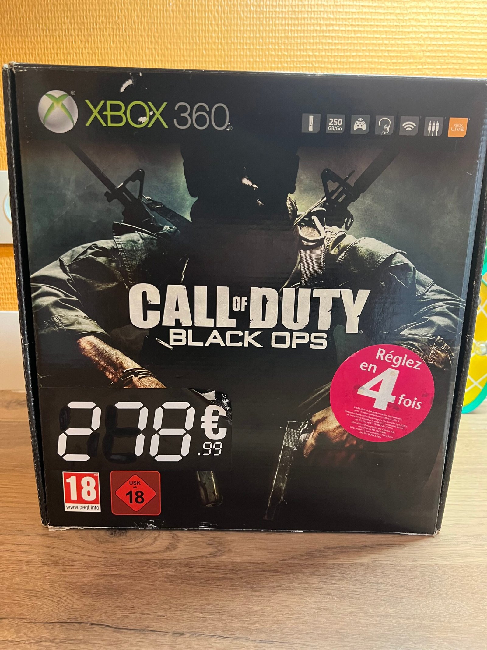 Xbox 360 Slim en boite – 4Go – Avec Câbles - avec cables et manette - – Image 2