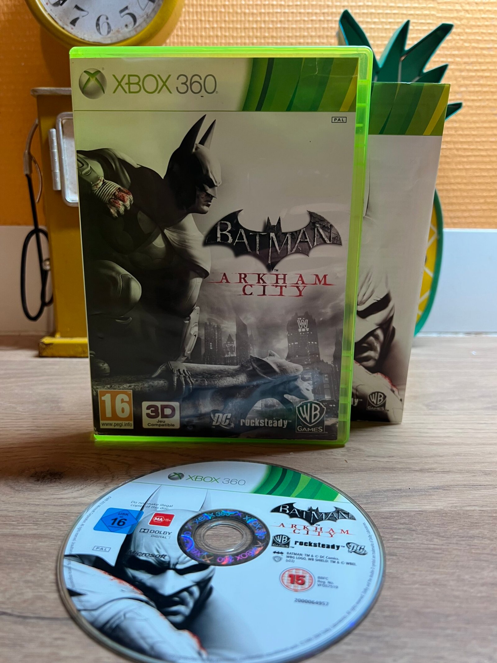Batman Arkham City - Xbox 360 - Bon état - Complet - Pal