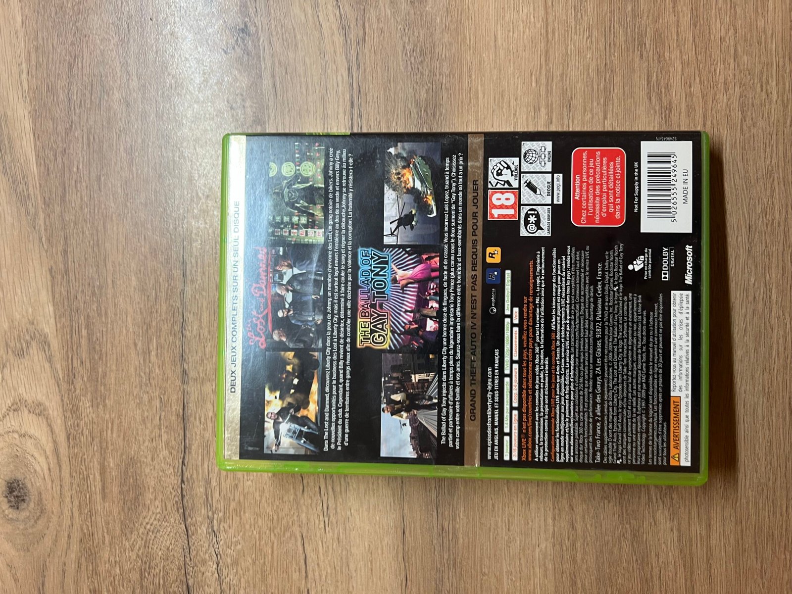 Grand Theft Auto Episodes From Liberty City - Xbox 360 - Bon état - Complet Pal – Image 8