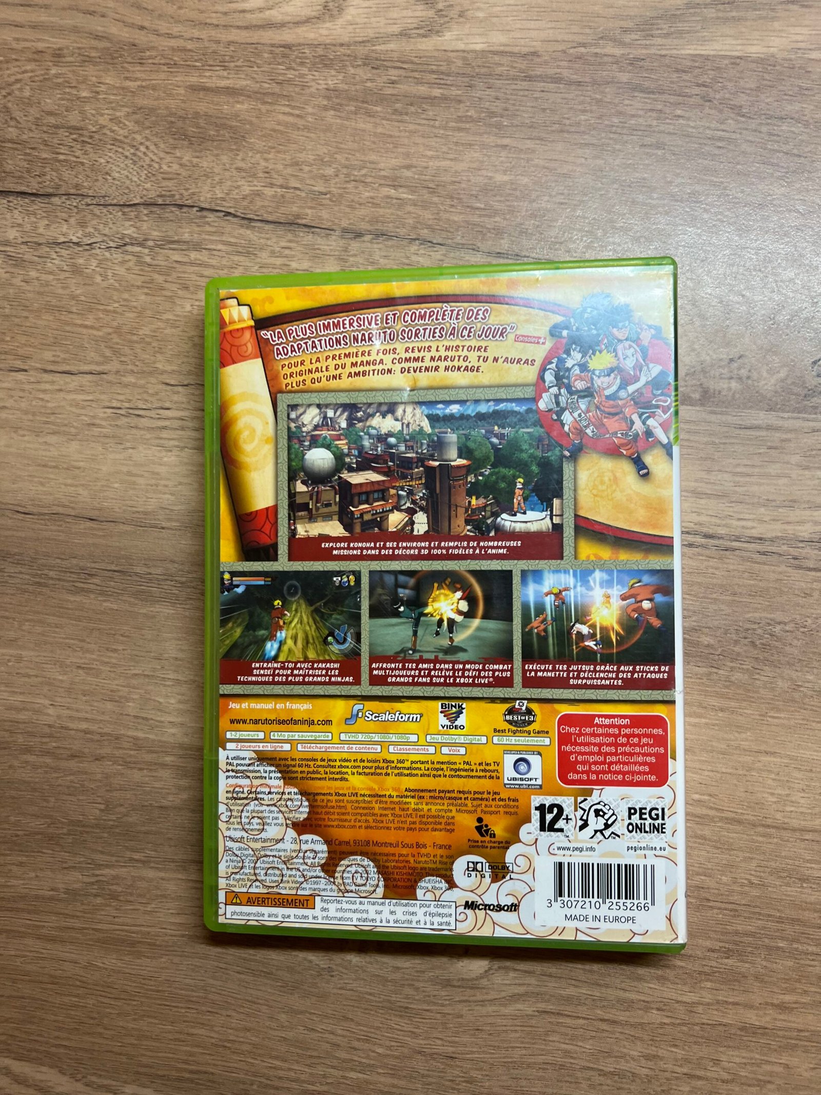 Naruto : Rise Of A Ninja - Xbox 360 - bon état - complet - pal – Image 8