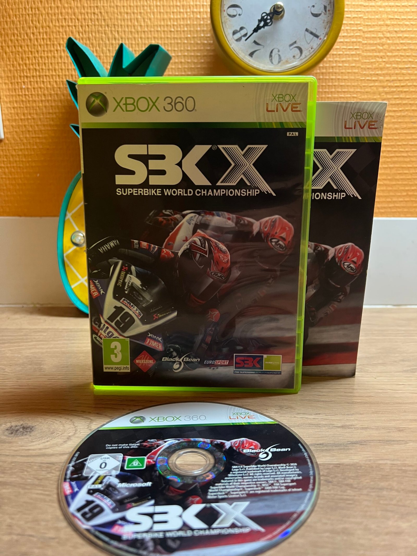sbk x super bike world championship - Xbox 360 - bon état - Complet - Pal