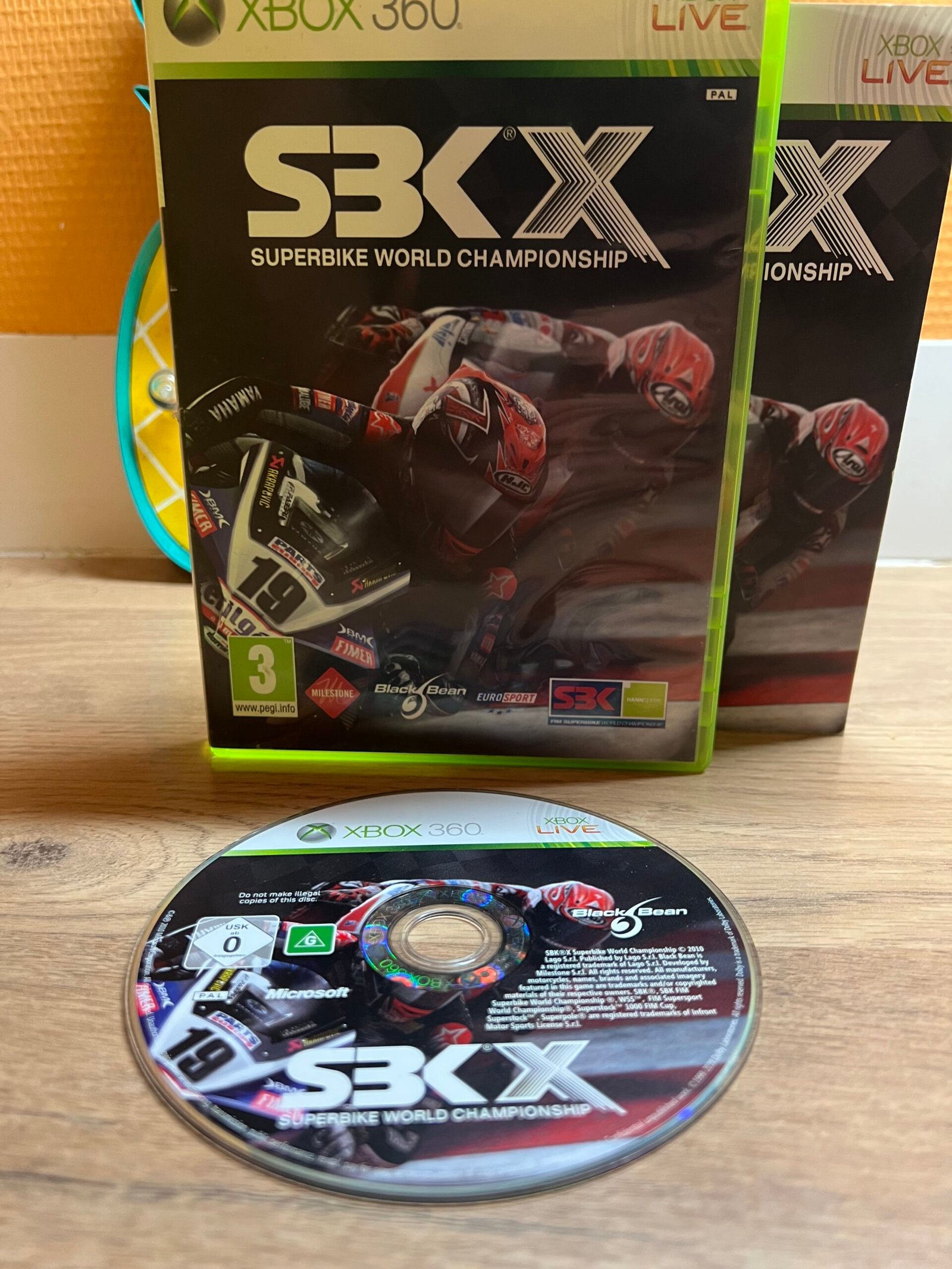 sbk x super bike world championship - Xbox 360 - bon état - Complet - Pal – Image 3