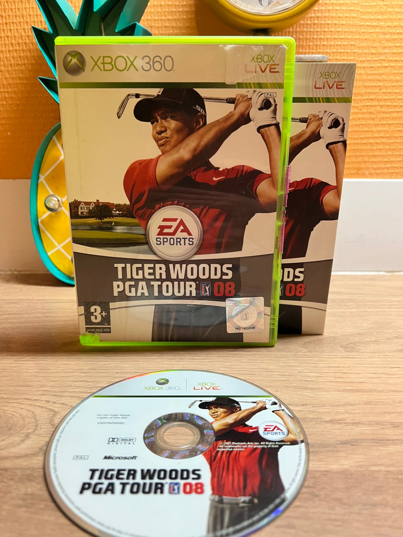 Tiger Woods PGA Tour 08 - Xbox 360 - Bon état - Complet - Pal
