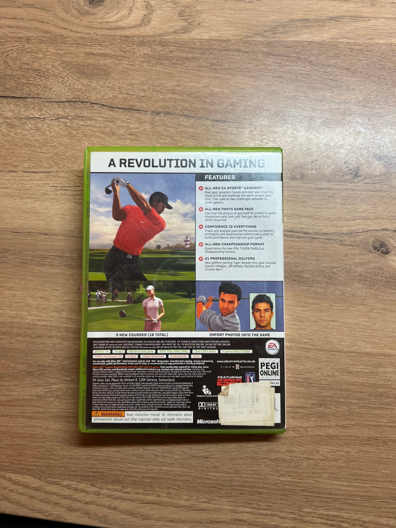 Tiger Woods PGA Tour 08 - Xbox 360 - Bon état - Complet - Pal – Image 8