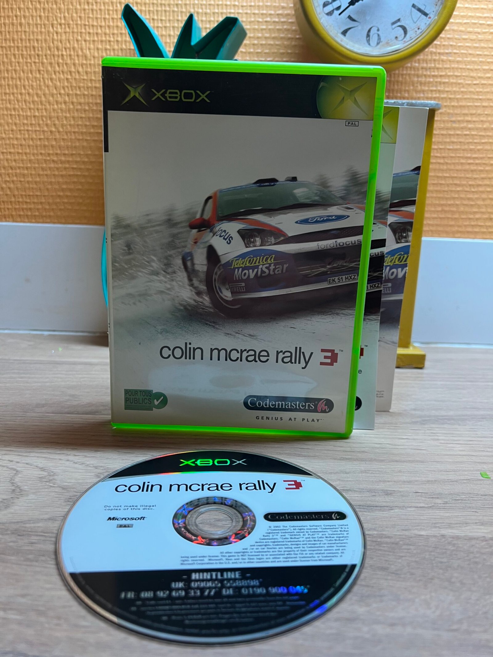 Colin Mcrae Rally 3 - Xbox - Bon état - Complet - Pal