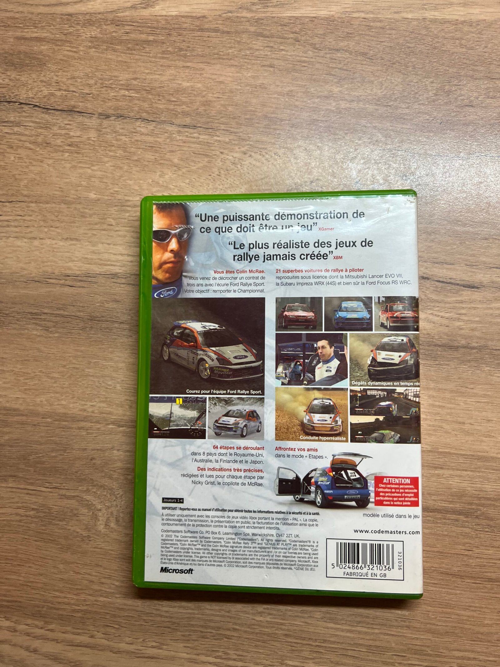 Colin Mcrae Rally 3 - Xbox - Bon état - Complet - Pal – Image 8