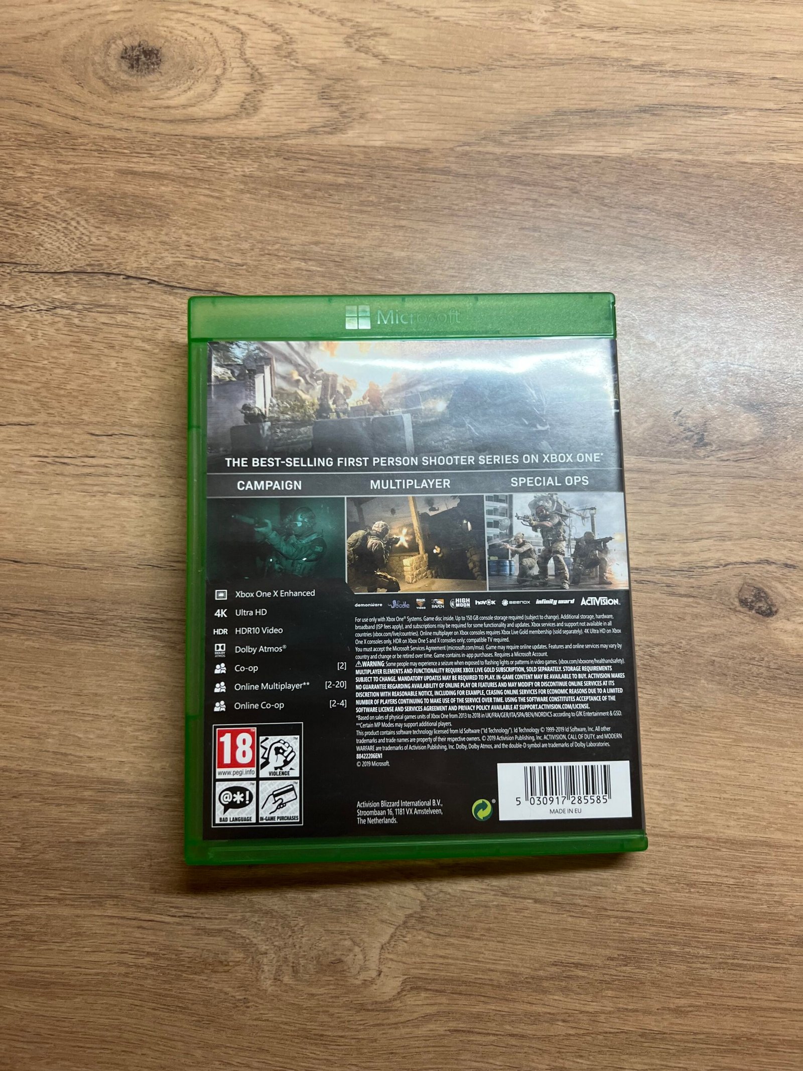 Call Of Duty - Modern Warfare - Xbox One - Bon état - Complet - Pal – Image 8