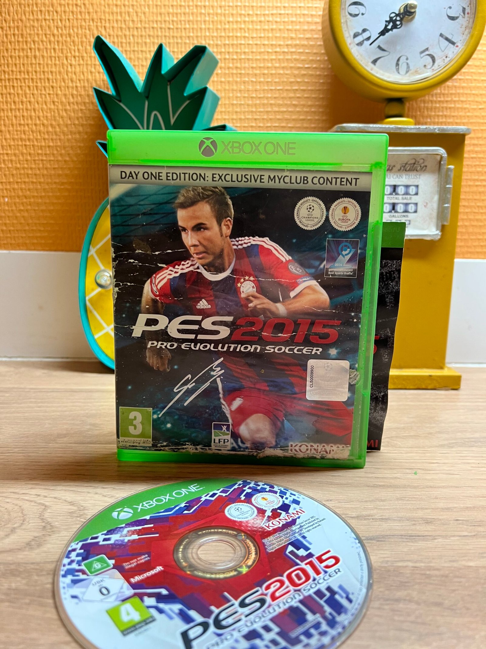 Pro Evolution Soccer 2015 - Xbox One - Bon état - Complet - Pal