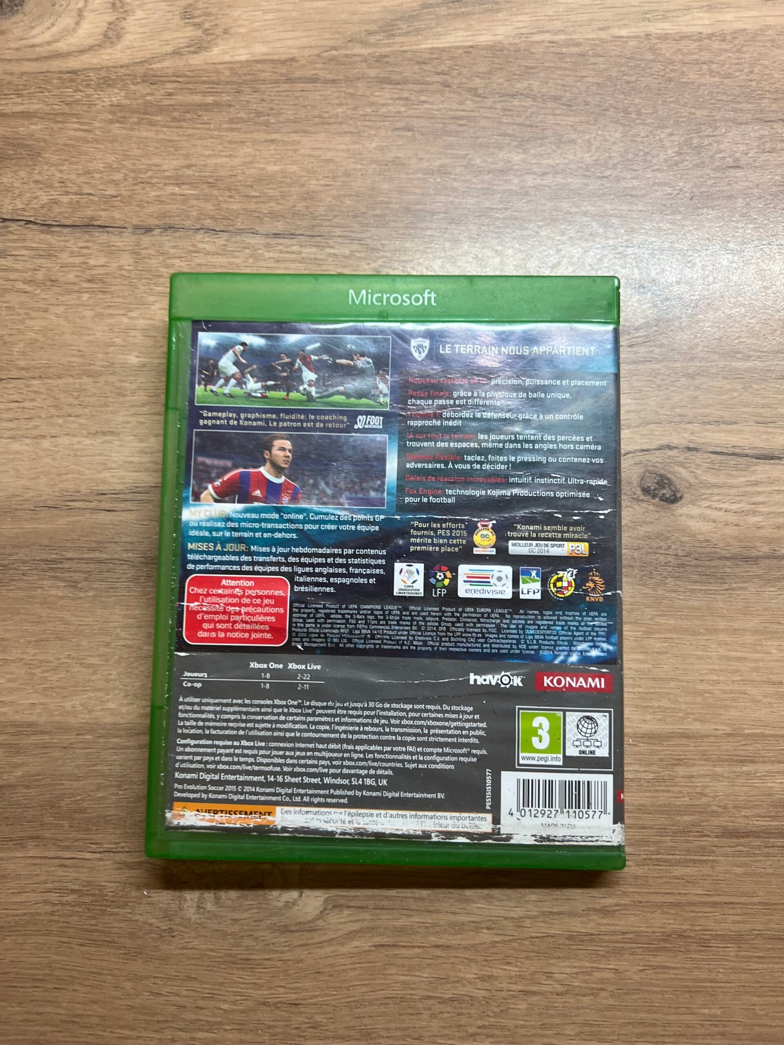 Pro Evolution Soccer 2015 - Xbox One - Bon état - Complet - Pal – Image 8