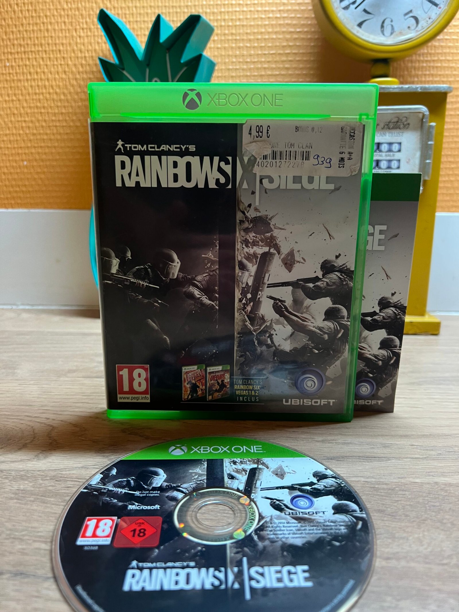 Tom Clancy's Rainbow Six Siege - Xbox One - Bon état - Complet - Pal