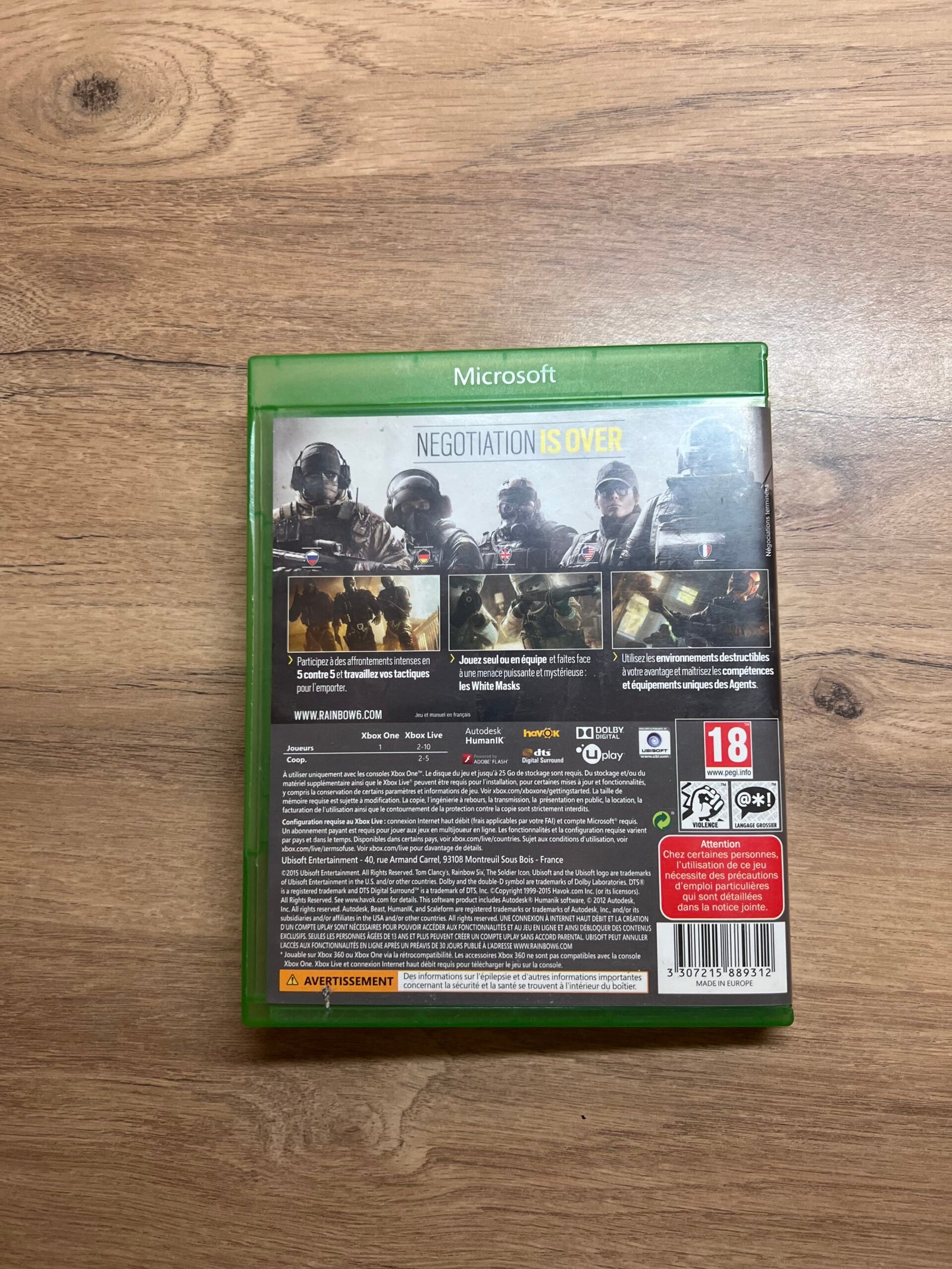 Tom Clancy's Rainbow Six Siege - Xbox One - Bon état - Complet - Pal – Image 8