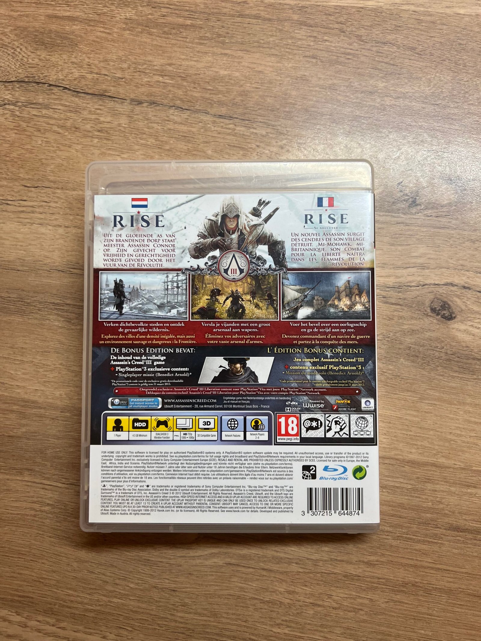 Assassin's Creed III - PS3 - Bon état - Complet - PAL – Image 8