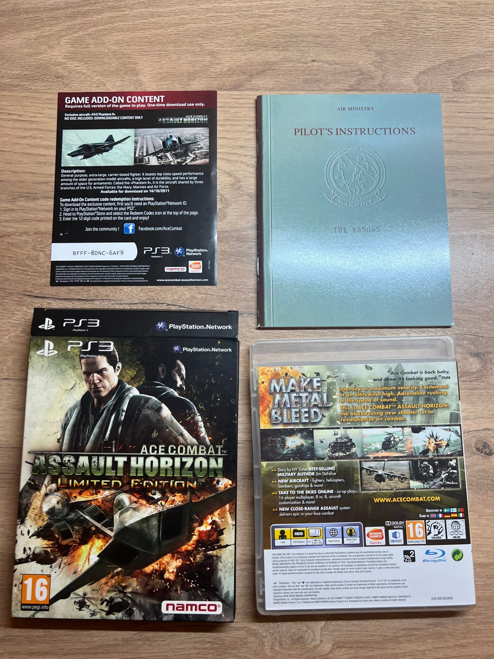 Ace Combat Assault Horizon (limited edition) - PS3 - Bon état - Complet - Pal – Image 3