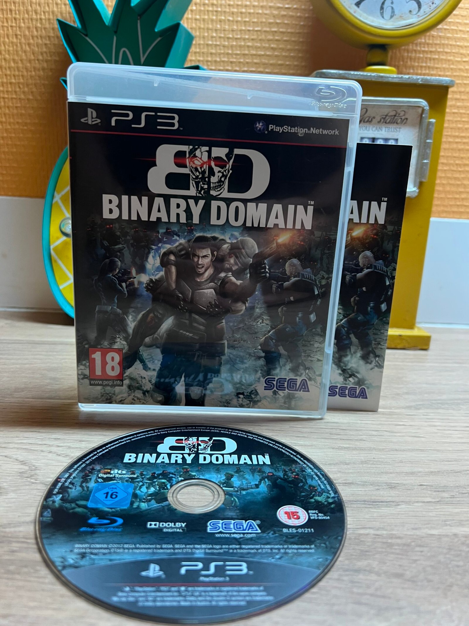 Binary Domain - PS3 - Bon état - Complet - Pal