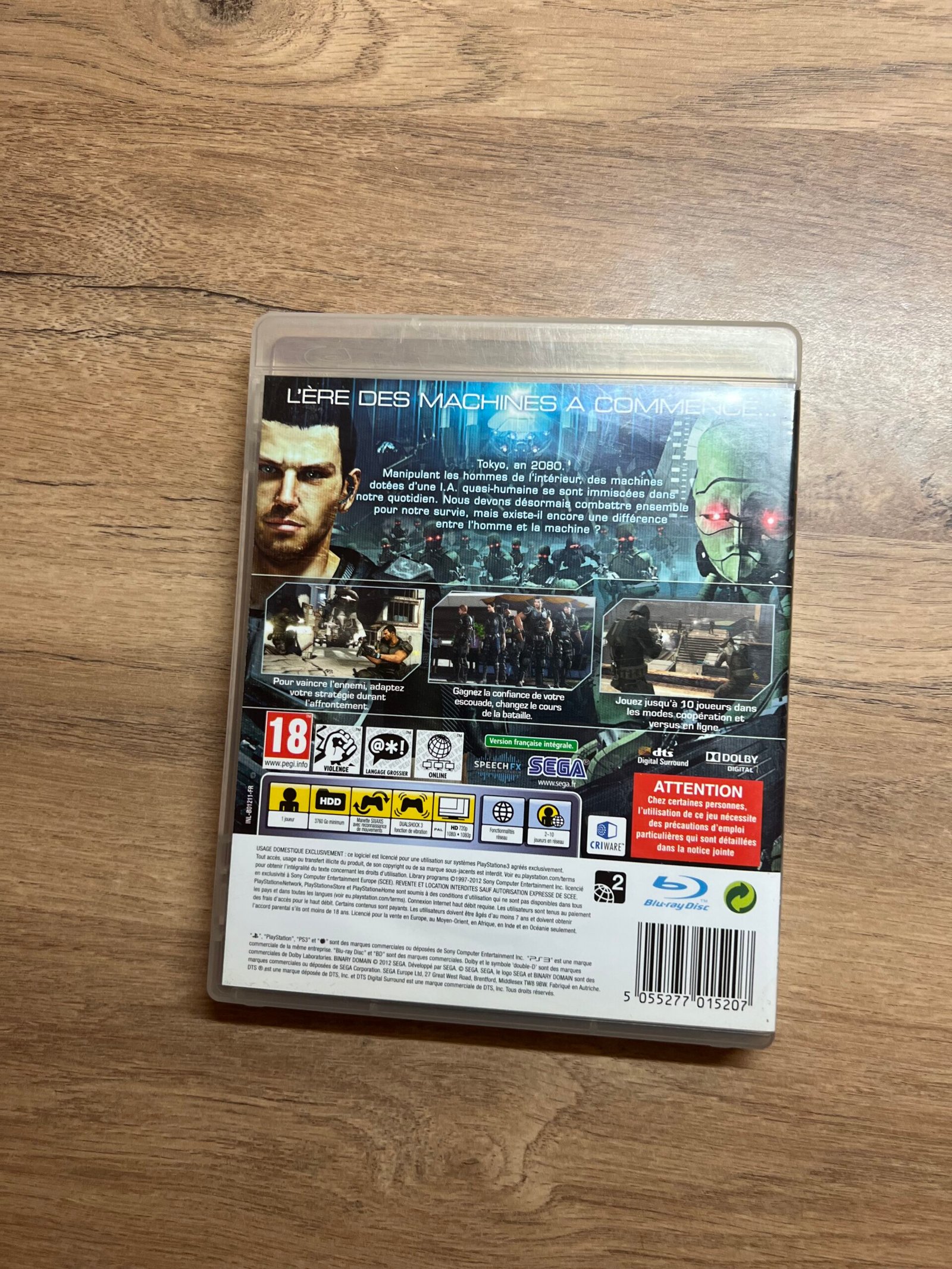 Binary Domain - PS3 - Bon état - Complet - Pal – Image 8