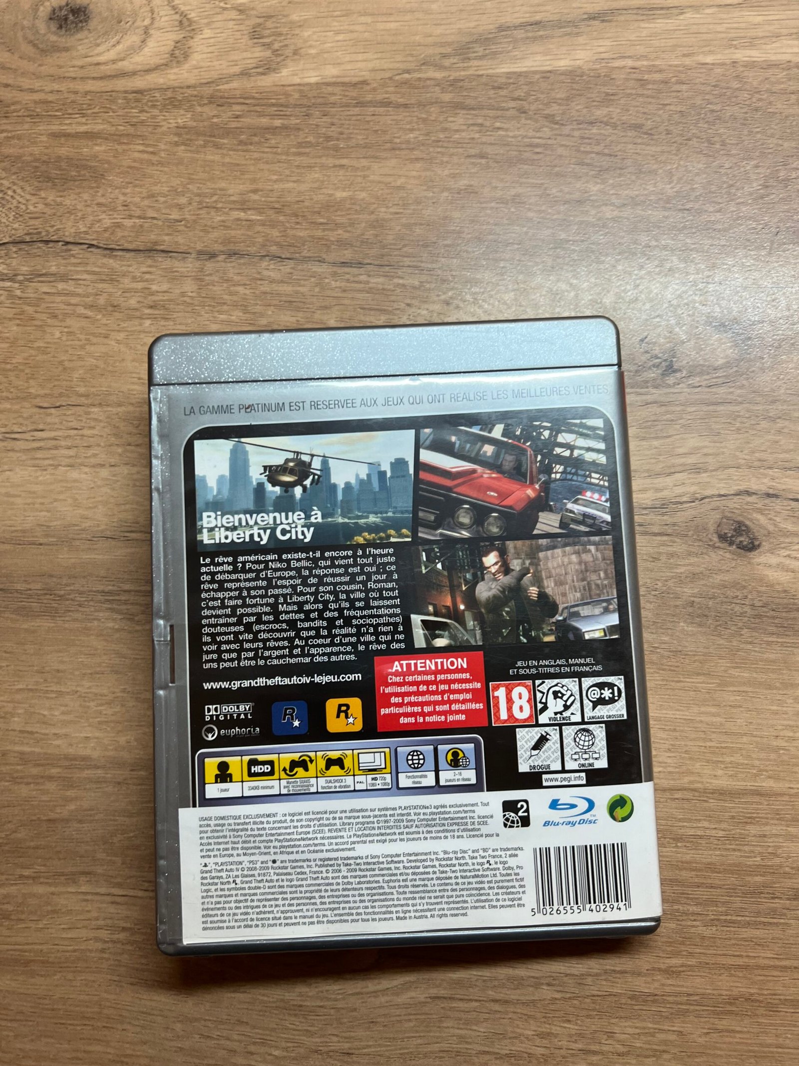 GTA IV - PS3 - Bon état - Complet - PAL – Image 8