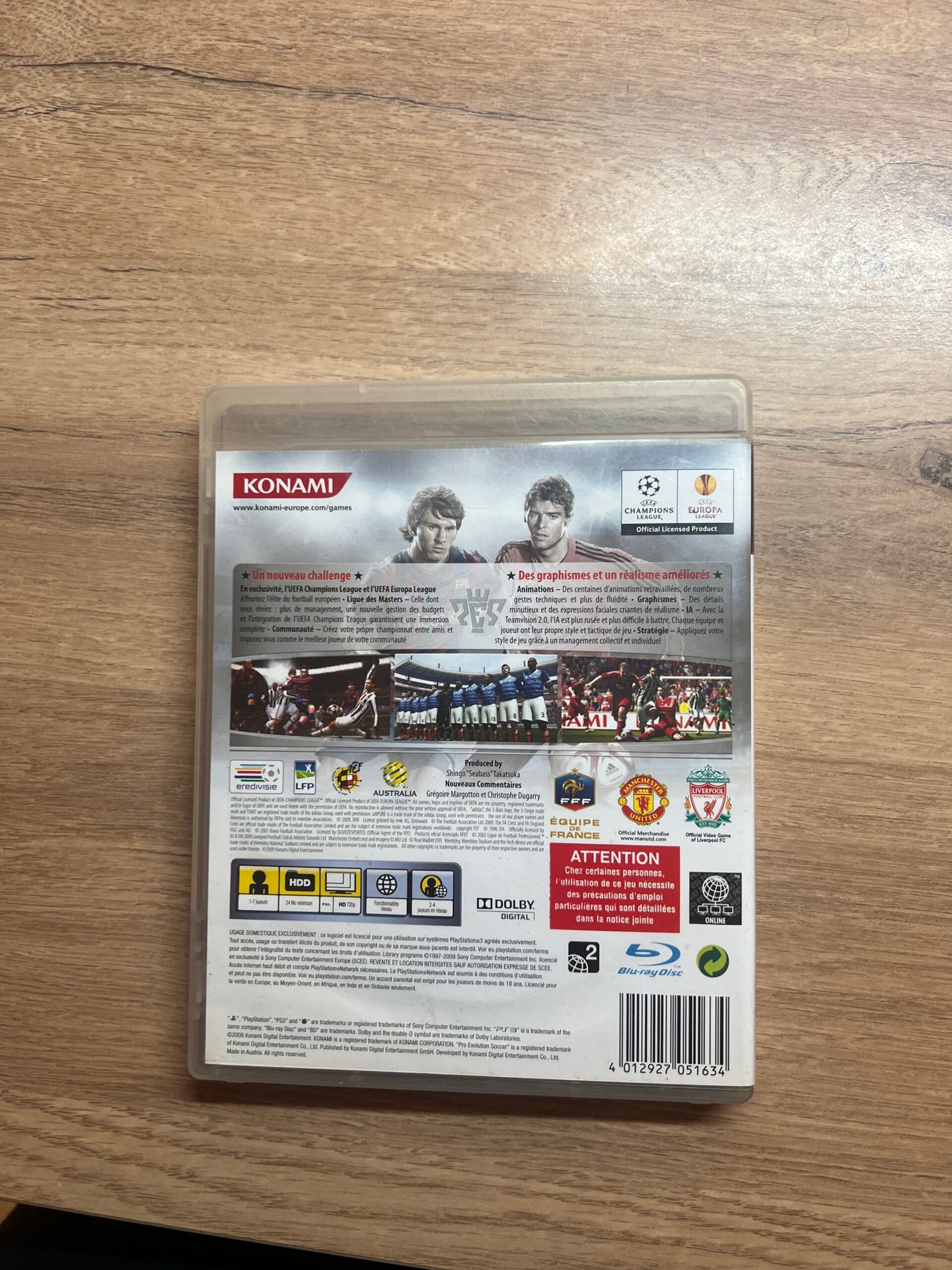 PES 2010 Pro Evolution Soccer - PS3 - Bon état - Complet - pal – Image 8