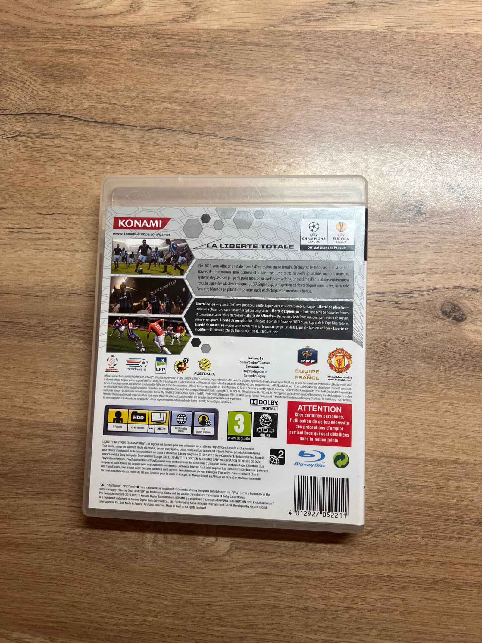 Pro Evolution Soccer 2011 - PS3 - Bon état - Complet - Pal – Image 8