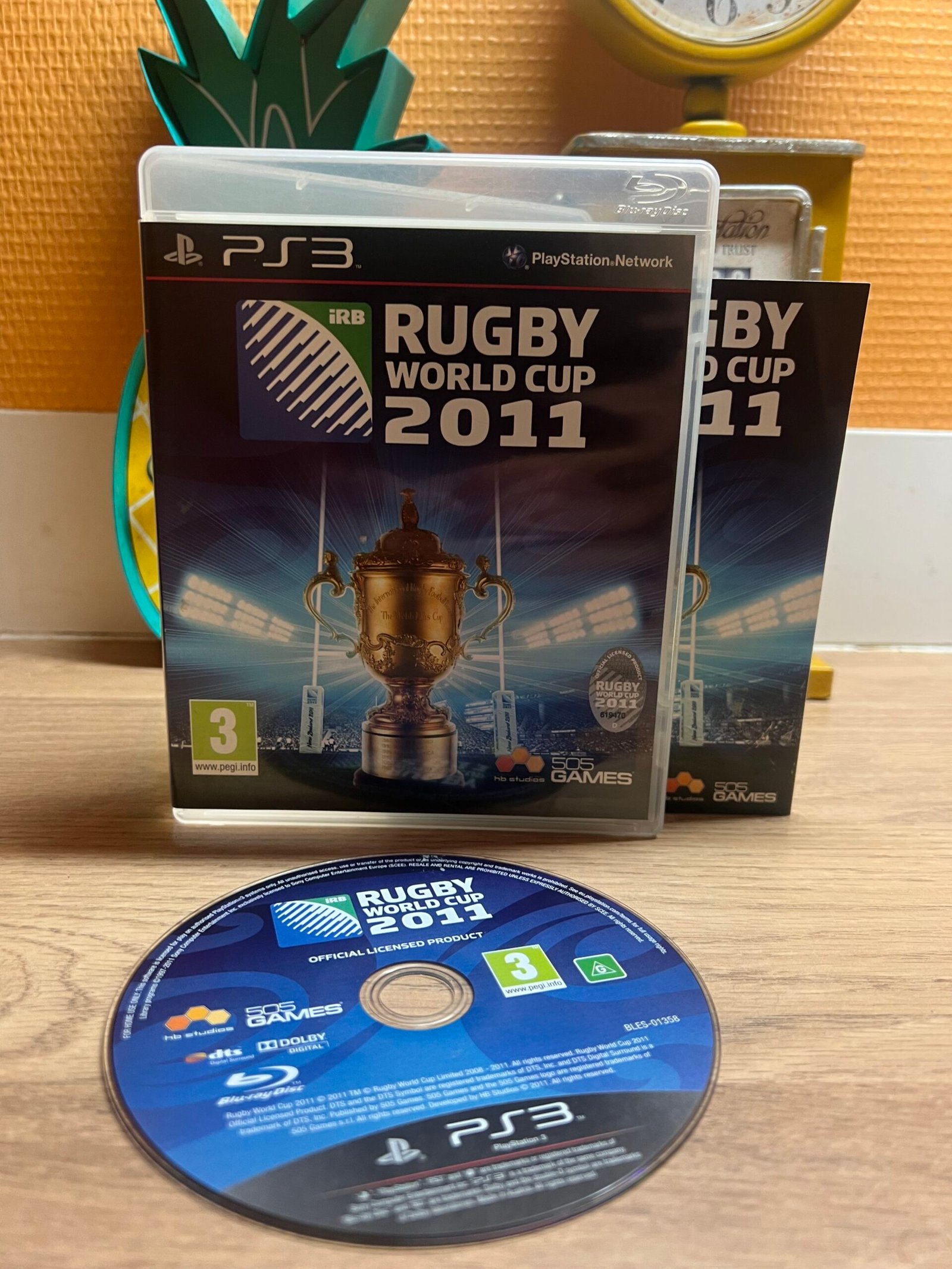 Rugby World Cup 2011 – PS3 - Bon état - Complet - PAL