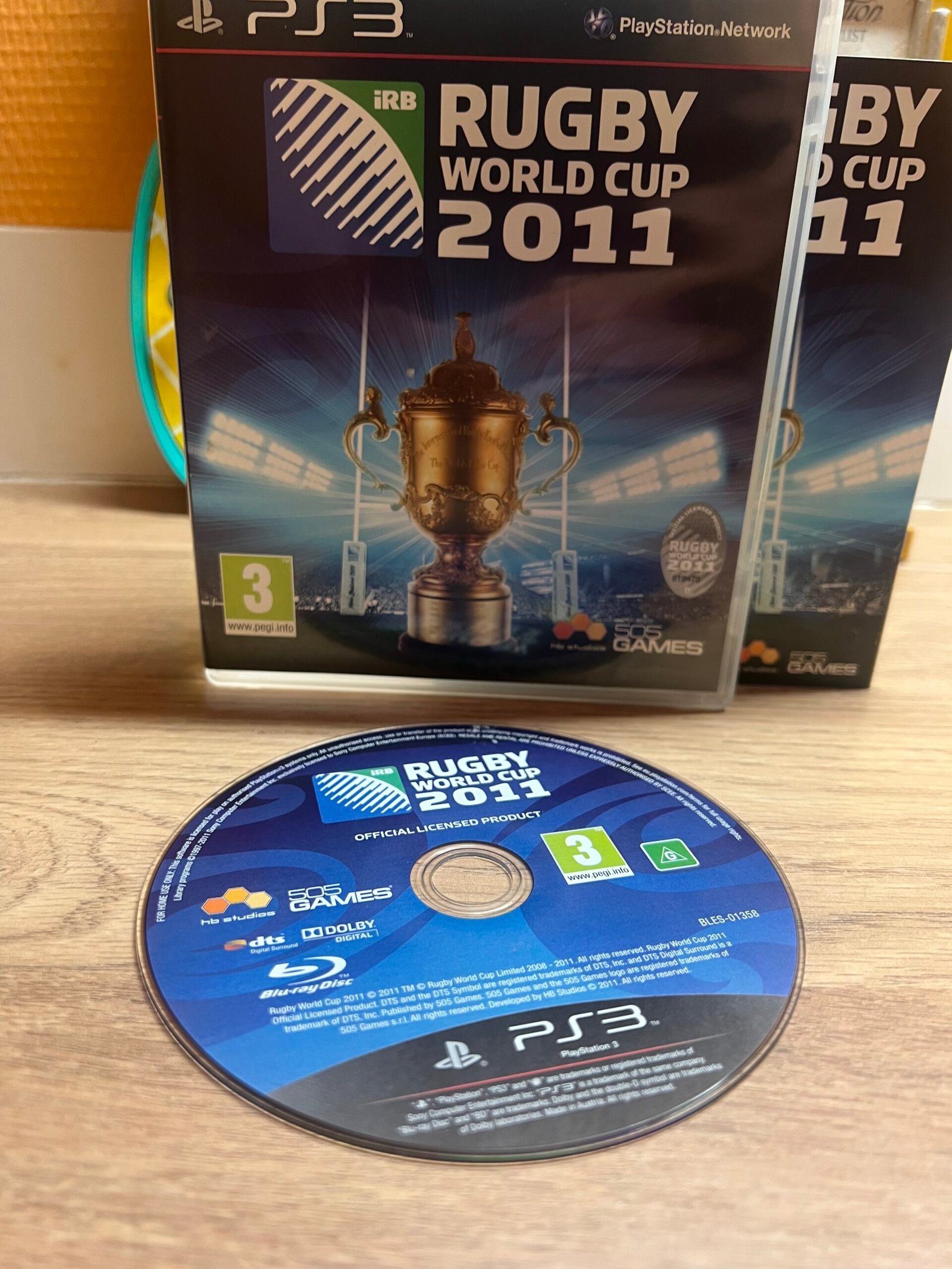 Rugby World Cup 2011 – PS3 - Bon état - Complet - PAL – Image 3