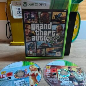 Grand theft Auto Five V - Xbox 360 - Bon état - Complet - Pal