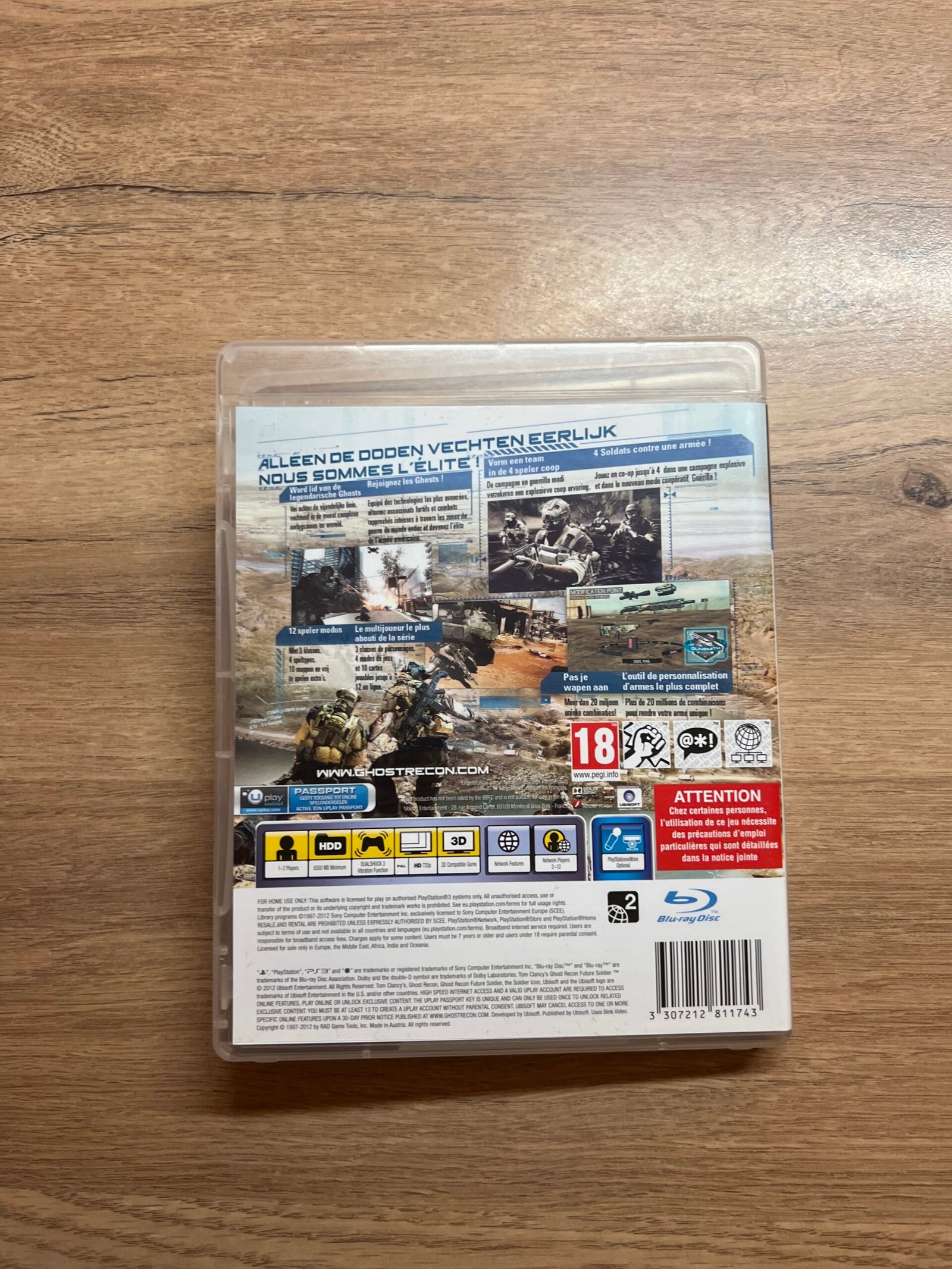 Tom Clancy's Ghost Recon : Future Soldier - PS3 - bon état - Complet - Pal – Image 8