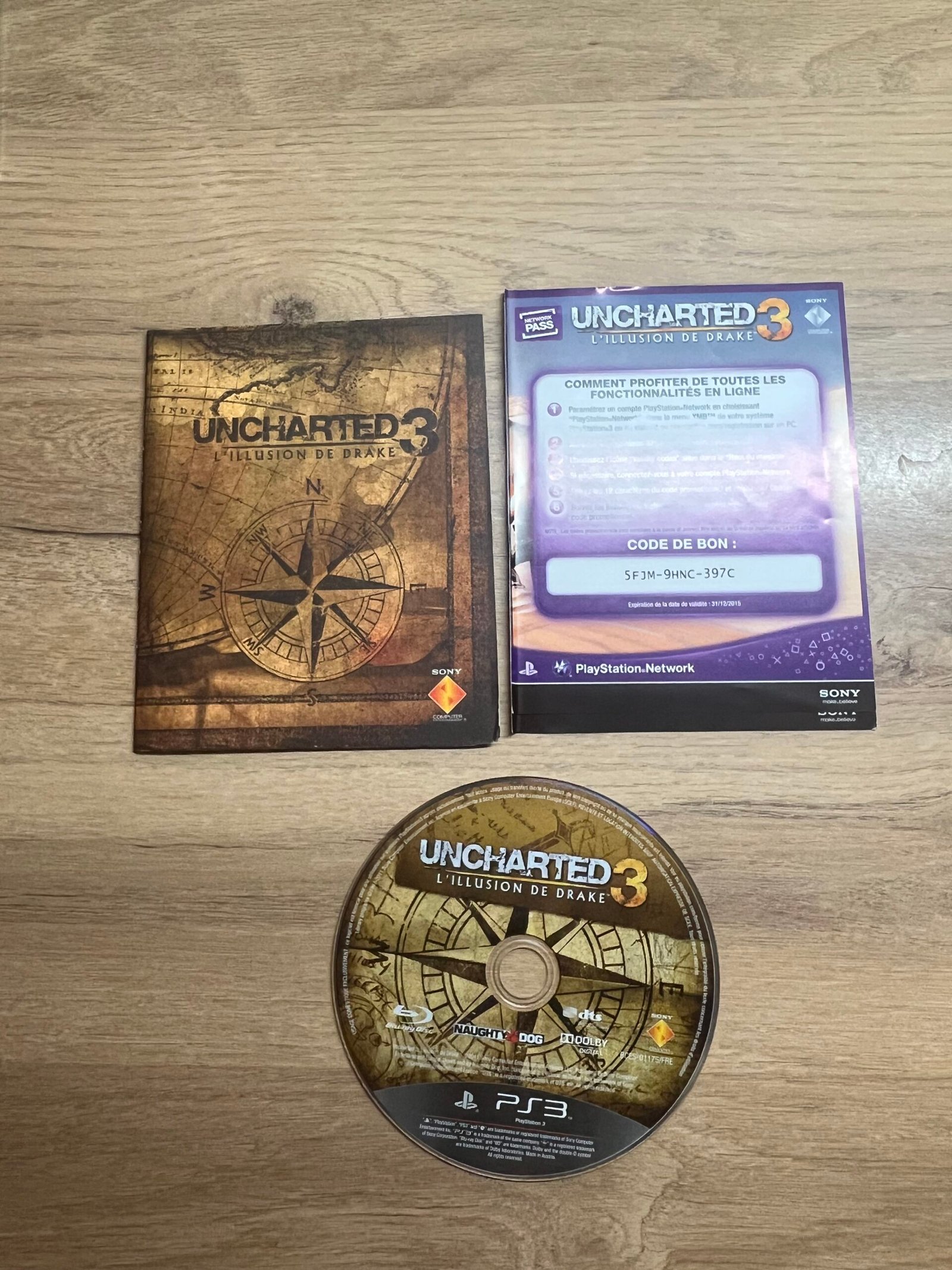 Uncharted 3: L'Illusion de Drake edition spéciale - PS3 - Bon état - Complet - – Image 5