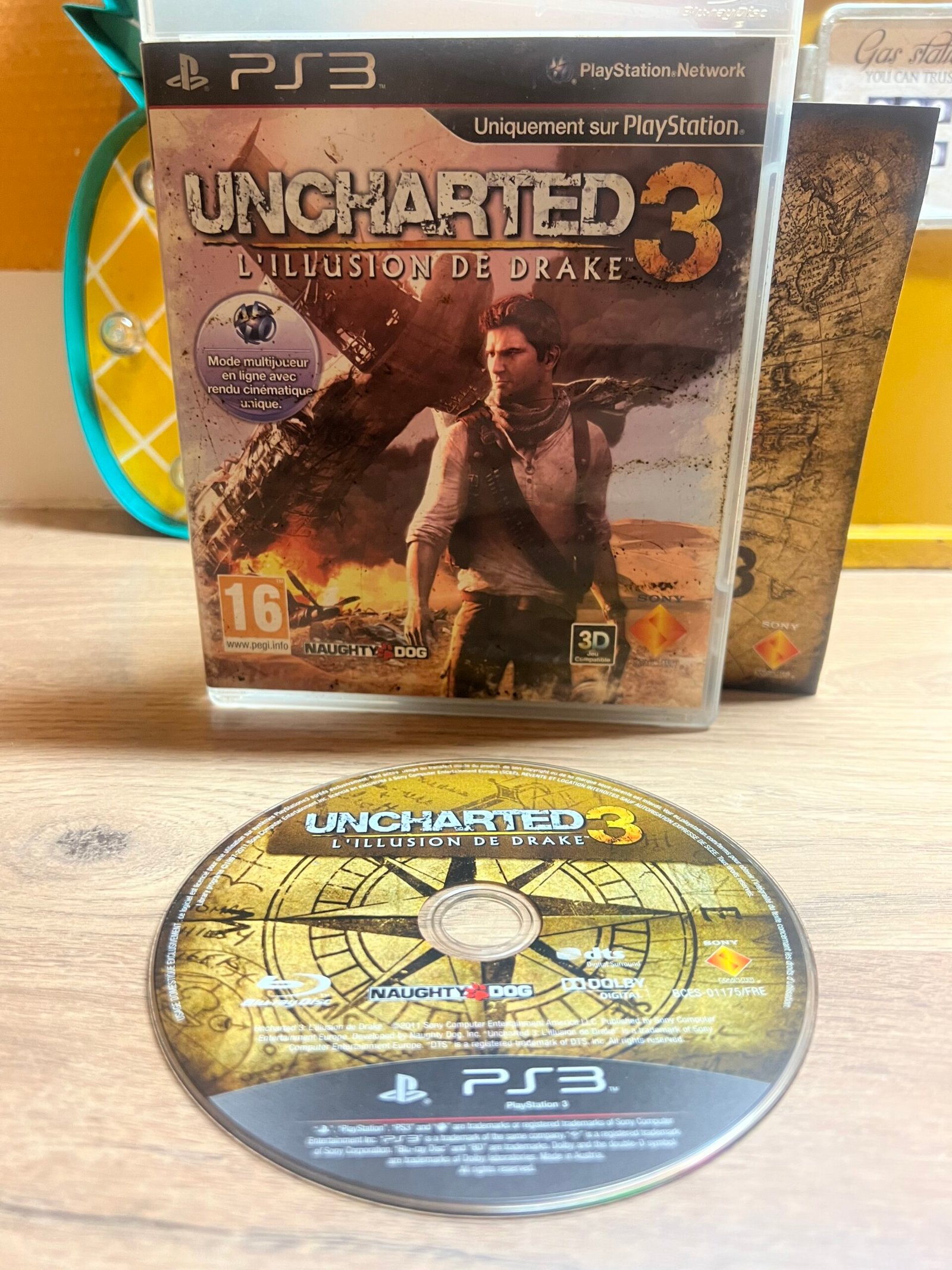 Uncharted 3: L'Illusion de Drake - PS3 - Bon état - Complet - PAL – Image 3