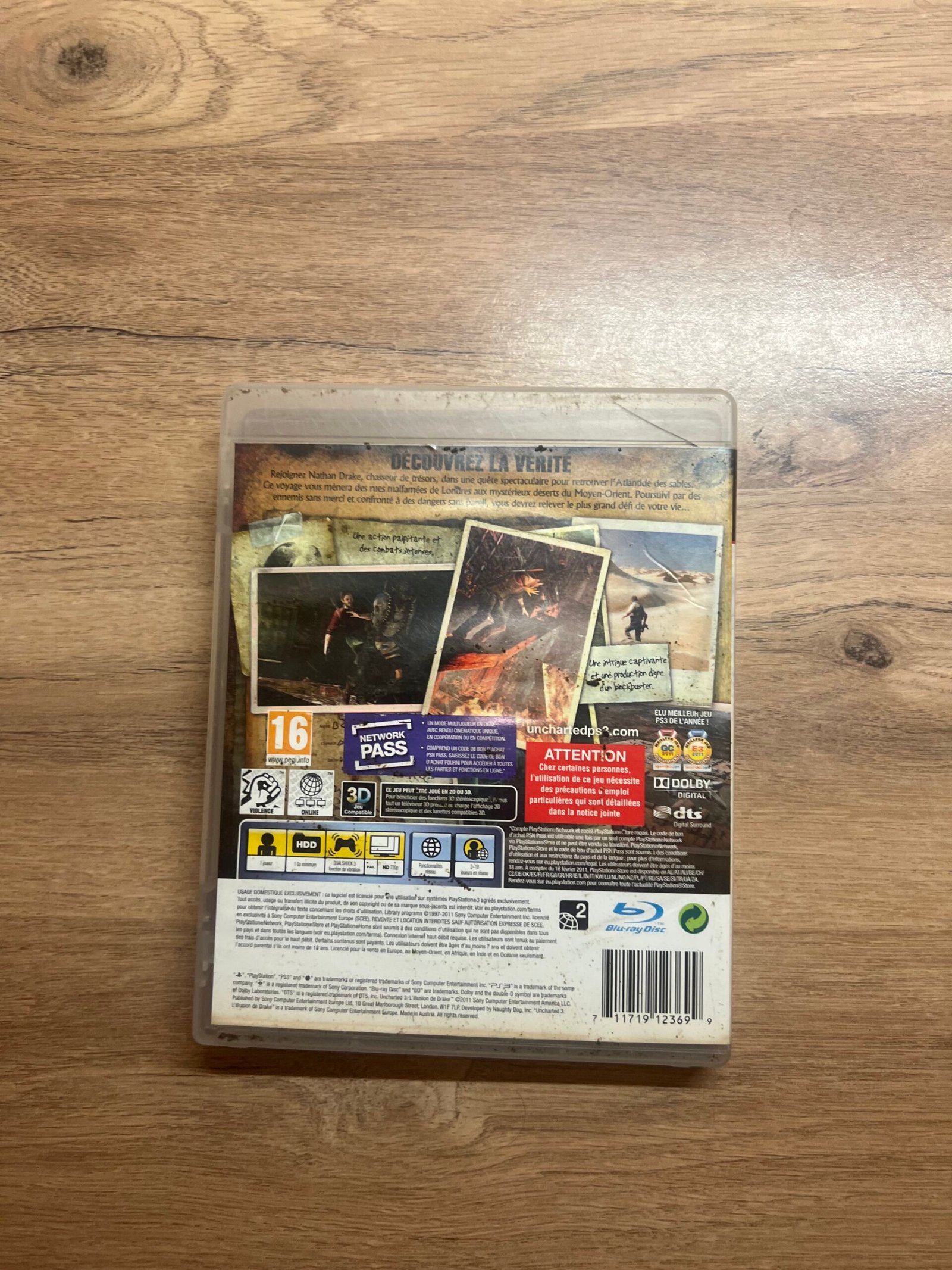 Uncharted 3: L'Illusion de Drake - PS3 - Bon état - Complet - PAL – Image 8