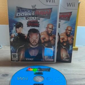 SmackDown vs. Raw 2008 - Wii - Bon état - Complet - Pal