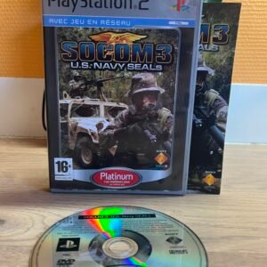 Socom 3 us navy seals - ps2 - bon état - complet - pal