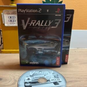 V-Rally 3 - PS2 - Bon état - Complet - Pal