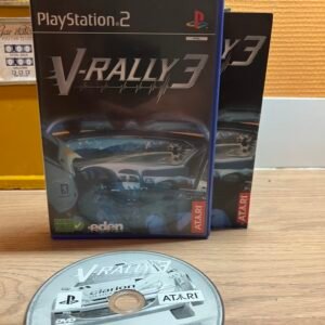 V-Rally 3 - PS2 - Bon état - Complet - Pal