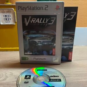 V-Rally 3 - PS2 - Bon état - Complet - Pal