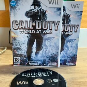 Call of Duty: World at War – Wii – Bon état – Complet – PAL