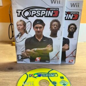 Top Spin 3 - Wii - Bon état - Complet - Pal