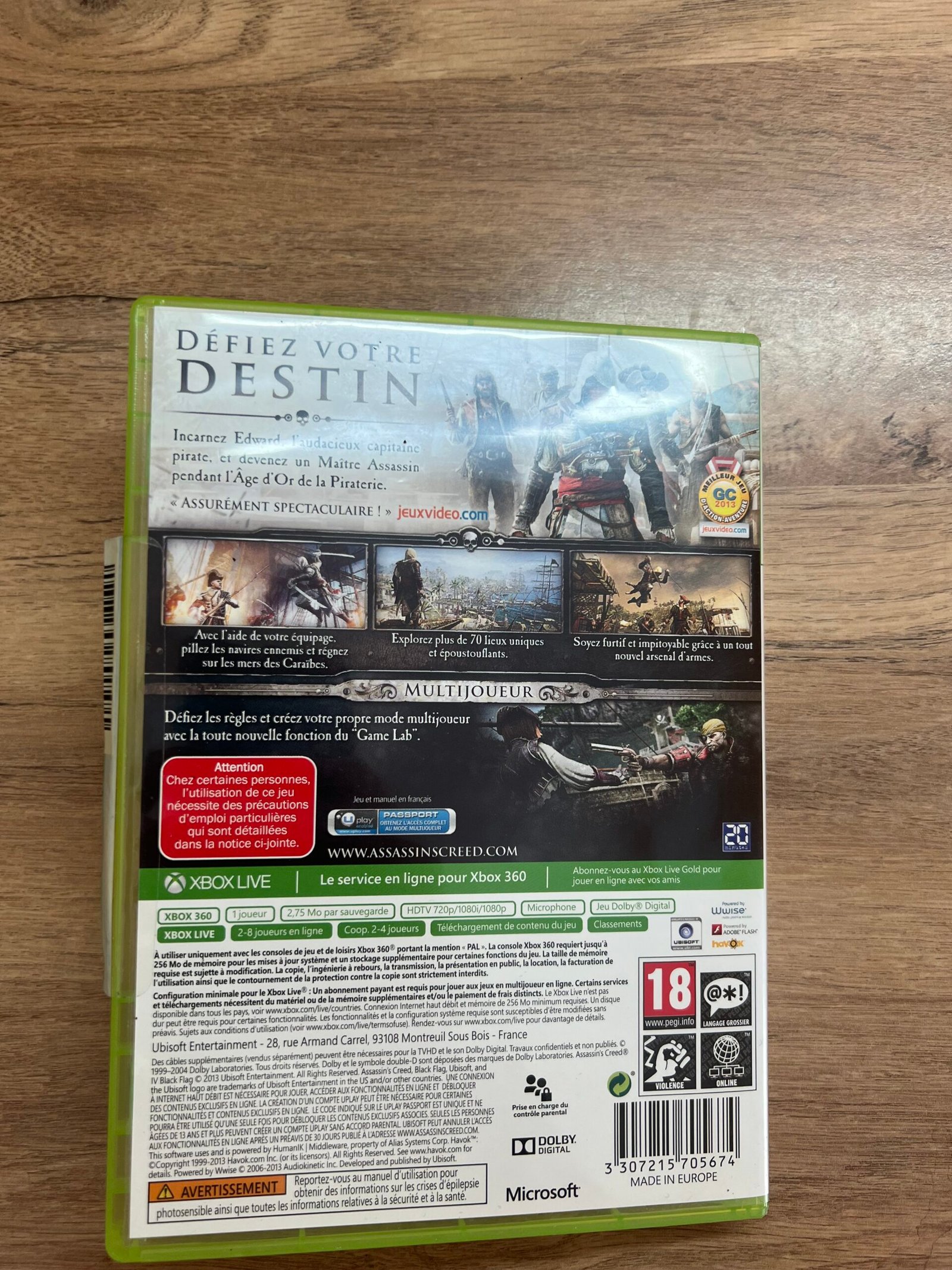 Assassin's Creed Black Flag - Xbox 360 - Bon état - Complet - PAL – Image 8