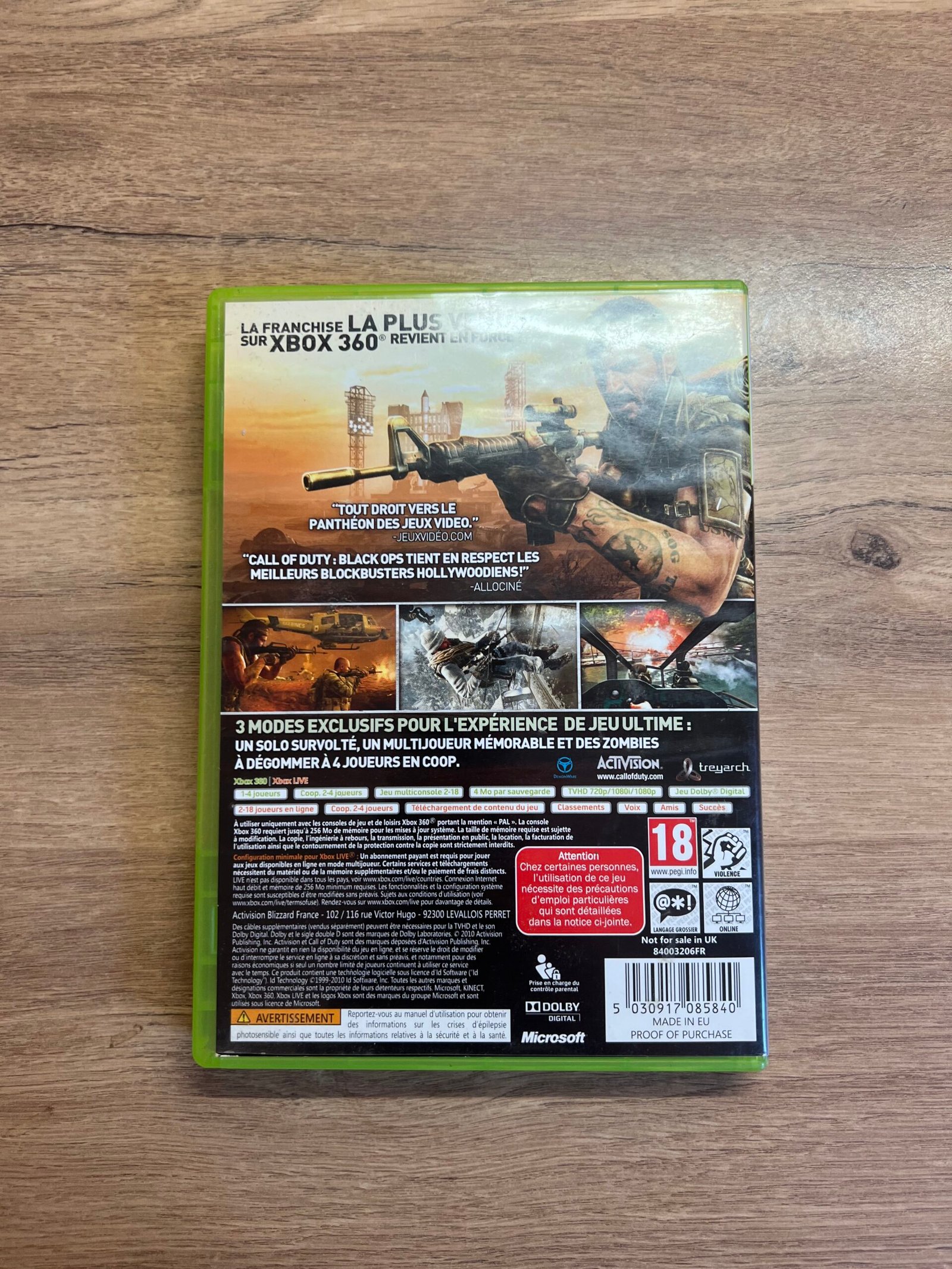Call Of Duty Black Ops - Xbox 360 - Complet - Pal – Image 8