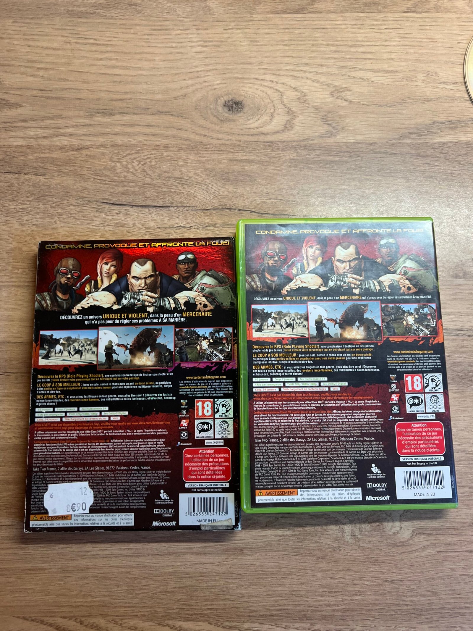 Borderlands - Xbox 360 - Bon état - Complet - Pal – Image 5