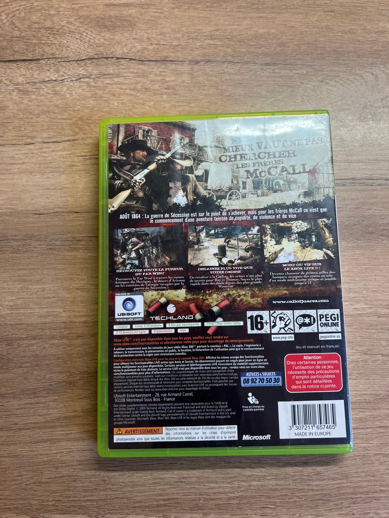 Call of Juarez bound in blood - Xbox 360 - Bon état - Complet - Pal – Image 8