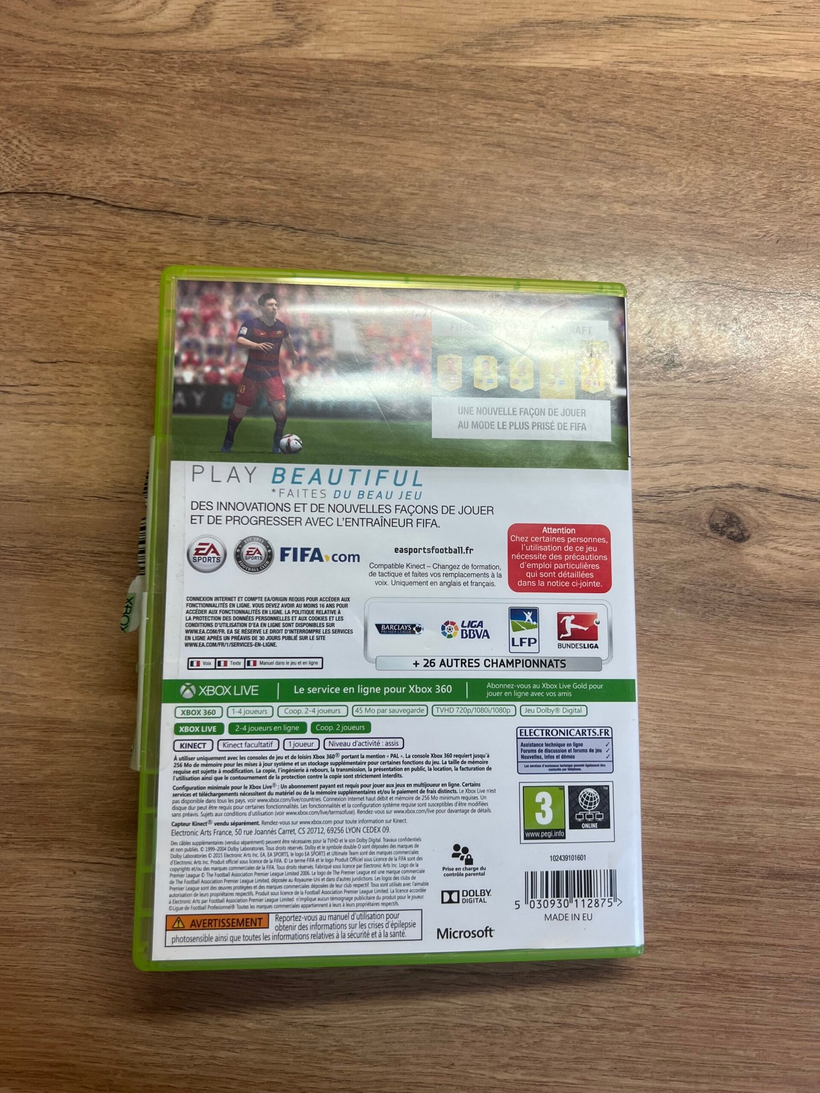 FIFA 16 - Xbox 360 - Bon état - Complet - Pal – Image 8