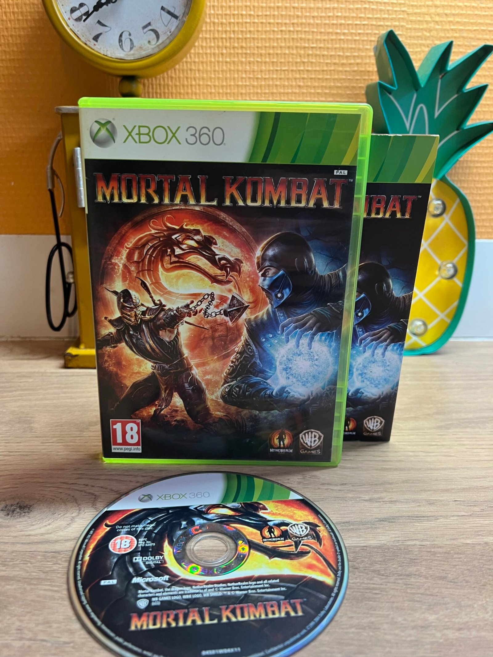 Mortal Kombat - Xbox 360 - Bon état - Complet - Pal